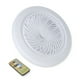 thumbnail image 1 of Ventilador de Techo Silencioso 5 Aspas con Luz LED Regulable y Control Remoto – Blanco CM-TOP, 1 of 4
