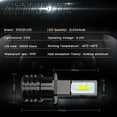 thumbnail image 4 of 4x 9012 H3 LED Headlight Bulbs High Low Beam + Fog Light For Nissan Maxima 2004 2005 2006, 4 of 15