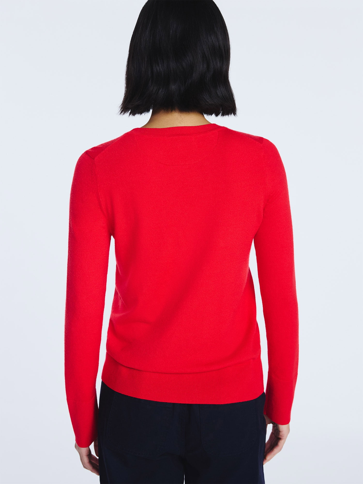 Free Assembly Women's and Women's Plus Cozy Yarn Crewneck Sweater with Long Sleeves, Lightweight, Sizes XS-4X