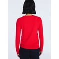 thumbnail image 5 of Free Assembly Women's and Women's Plus Cozy Yarn Crewneck Sweater with Long Sleeves, Lightweight, Sizes XS-4X, 5 of 5