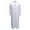 White, variant on Men's Kaftan Thobe Long Sleeve Men Thobe Robe Side Split Men Thobe with Pockets Casual Thobe