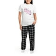 thumbnail image 5 of CafePress - Best Mom Ever 3 Women's Light Pajamas - Women's Short Sleeve Print T-Shirt and Pants Light Cotton Pajama Set, 5 of 7