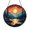 Acrylic 3.5 Inch, variant on Fantasy Sunset Stained Glass Style Window Suncatcher, Mountain Landscape Art Decor, Decorative Hanging Light Catcher