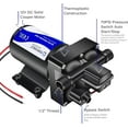 thumbnail image 4 of TDRFORCE 12V DC RV Fresh Water Pump 5 GPM Pressure Increase Booster Pump 70 PSI Transfer Pump Self Priming on Demand Water Pump Diaphragm Pump Washdown Pump for Boats Inline Water Pump…, 4 of 6