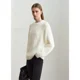 thumbnail image 5 of Amii Minimalist 2024 Suéteres de Navidad de Invierno para Mujer Jersey de Cuello Redondo Jersey Suelto de Manga Larga Top de Punto Suave Ropa 12424099, 5 of 5