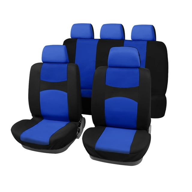 Funda de asiento Unique Bargains Negro azul