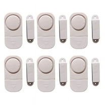 6Sets/Pack Wireless Anti Theft Apartment Burglar Alert Door Alarm Window for Home Security DIY Magnetic Sensor