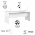 thumbnail image 3 of Pemberly Row Bureau avant 72W en Blanc Pur - Bois Manufacturé, 3 of 6