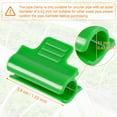 100PCS Greenhouse Clamps, Plastic Pipe Clamps for 11mm Plant Stakes