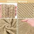 thumbnail image 5 of Gocvo Crochet Tote Bag Boho	Bag for Women, Lightweight Summer Beach Tote Travel Vacation Bag(Khaki), 5 of 7