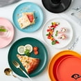 thumbnail image 4 of Modern Scandinavian Ceramic Dinner Plates, Round Matte Glaze Plates for Pasta, Salad, and Steak, 4 of 8