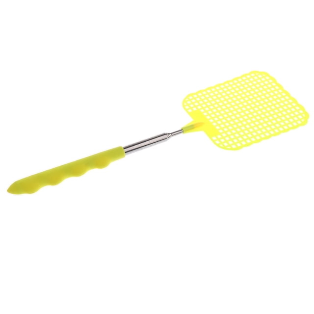 Matamoscas retráctil Sunnimix Telescópica de Plástico amarillo