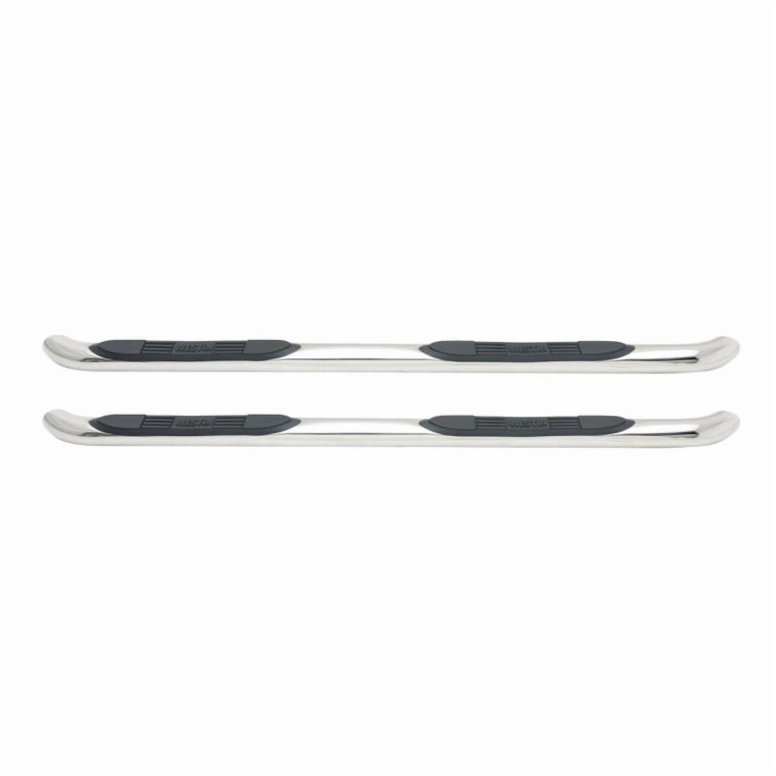 Westin 23-3380 E-Series 3" Round Nerf Step Bars - Polished Stainless Steel Fits select: 2009-2017 CHEVROLET TRAVERSE, 2017 GMC ACADIA