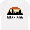 thumbnail image 4 of Inktastic Atlanta Georgia Skyline Vintage Boys or Girls Long Sleeve Toddler T-Shirt, 4 of 5