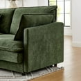 thumbnail image 6 of KYLE & KAY L-Shaped Deep Seat Couch for Living Room,Convertible Sectional Sofa Couch, Oversized 4 Seat Cloud with Storage Ottoman,Mid-Century Modern Sofa,Green, 6 of 8