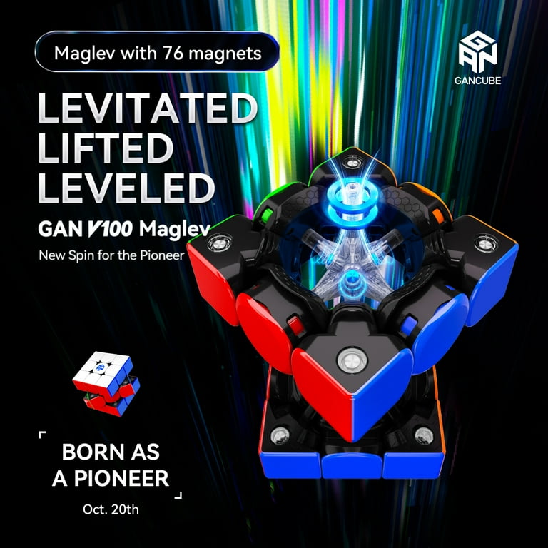 ZCUBE GAN V100 Maglev UV 3x3 Magic Cube 3X3 Speed Cube