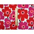 thumbnail image 3 of Mode Nordique Grande Fleur Imprimée Patchwork Fait Main Tissu en Coton Toile Sac à Coudre Oreiller Nappe Rideau Canapé 91cm*145cm, 3 of 7