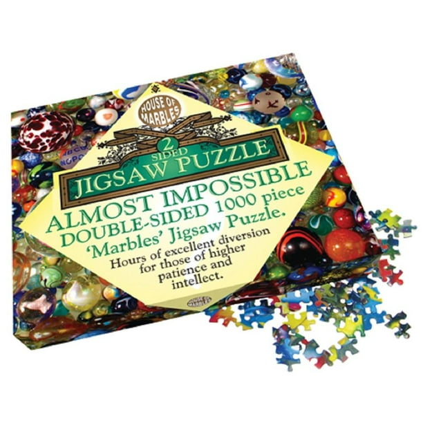 Im Puzzle Ble 2 Sided Marble Jigsaw Puzzle 1000 Pc Walmart Com Walmart Com