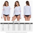 thumbnail image 2 of RELLECIGA Women's Long Sleeve UPF 50+ UV Protection Swim Top Bathing Suit Rash Guard Swim Shirt Long Sleeve Swimsuit, 2 of 9