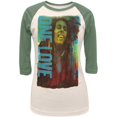 thumbnail image 1 of Bob Marley - Blue Love Juniors Raglan, 1 of 1