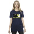 thumbnail image 2 of DC Comics Womens The Flash Batman Future To Past Cotton Boyfriend T-Shirt, 2 of 3