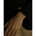 thumbnail image 4 of Pulsera de plata S925 chapada en oro con forma de luna y estrella para mujer, estilo sencillo y elegante, estilo frío, joyería de mano de nicho, 4 of 5