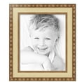 thumbnail image 2 of ArtToFrames 18" x 22" Gold Bamboo Cream Bronze Picture Frame, 18x22 inch Gold Wood Poster Frame (WOM-5255),  Pack, 2 of 7