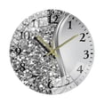 thumbnail image 3 of Reloj de Pared Artístico Moderno Redondo Silencioso Decorativo en Vidrio Templado con Diseño Creativo para Dormitorio Sala de Estar Cocina Oficina Estudio Adecuado para Regalo Estilo A, 3 of 8