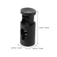 thumbnail image 5 of SEWOART 40Pcs Black Anti Wind Spring Clips for Garden Flags Plastic Holder Daily Use, 5 of 6