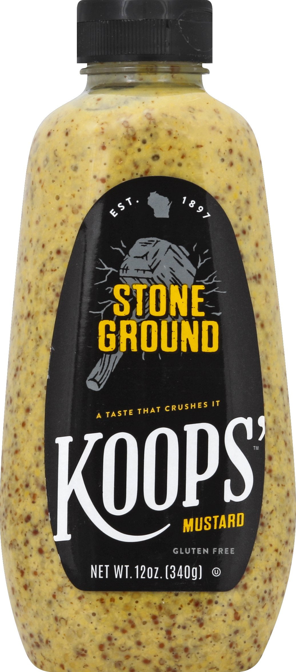 Koops' Stone Ground Mustard 12 oz. Squeeze Bottle
