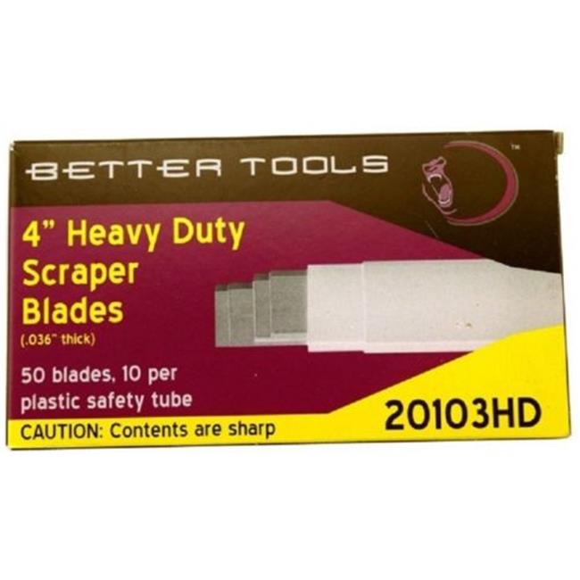 Better Tools 259791 4 in. Gorilla Blades Heavy Duty Scraper Blade - 5 ...