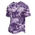 thumbnail image 2 of Camouflage T-shirt for Men Comfortable and Breathable Shirts for Men Short Sleeve Henley V Neck T-Shirt Green Camo Mens T-shirts, 2 of 5
