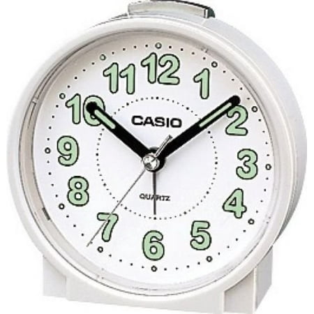 Casio Tq228-7df Round Travel Table Top Alarm Clock