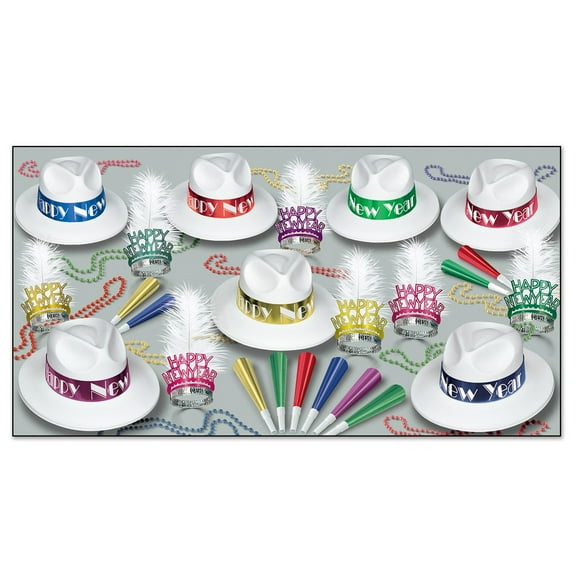 Beistle The Caribbean Party Kit For 50 People For New Year's Eve