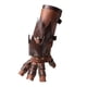 thumbnail image 4 of Guantes góticos Hugo Steampunk Para hombre de cuero marrón sin Dedos, 4 of 5