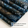 thumbnail image 3 of Chic Boho Day and Night Privacy Window Film with Free Installation Tools, Static Cling Window Privacy Film Decorative Stained Glass Look (B110, 17.7" x 118.1"), 3 of 9
