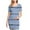 Blue, variant on gakvbuo Maternity Dress For Photoshoot Womens Short Sleeve Breast-Feeding Maternity Nursing Dress Bodycon Pregnancy Scoop Neck Ruched Midi Fitted Dresses For Women 2299