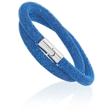 Swarovski Blue Bracelets - Swarovski Stardust Capri Blue Ladies Double Bracelet 5186426