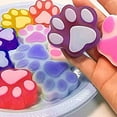 thumbnail image 4 of Moldes de silicona con estampado de huellas de cachorro, bonitos moldes para hornear con patas y huesos, moldes de silicona antiadherentes de grado alimenticio para chocolate, dulces, gelatina, galletas, bandejas de cubitos de hielo, golosinas para perros Ormromra JQWJ127-1, 4 of 6