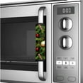 thumbnail image 4 of ZIATUBLES Refrigerator Door Handle Covers Set of 6 Protective Kitchen Appliance Gloves Soft Lightweight Handle Cloth Protector Fit Fridge Microwave Dishwasher, Christmas Tree Bauble Candy Cane, 4 of 7
