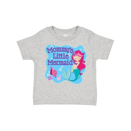 

Inktastic Mommy s Little Mermaid Girls Toddler T-Shirt
