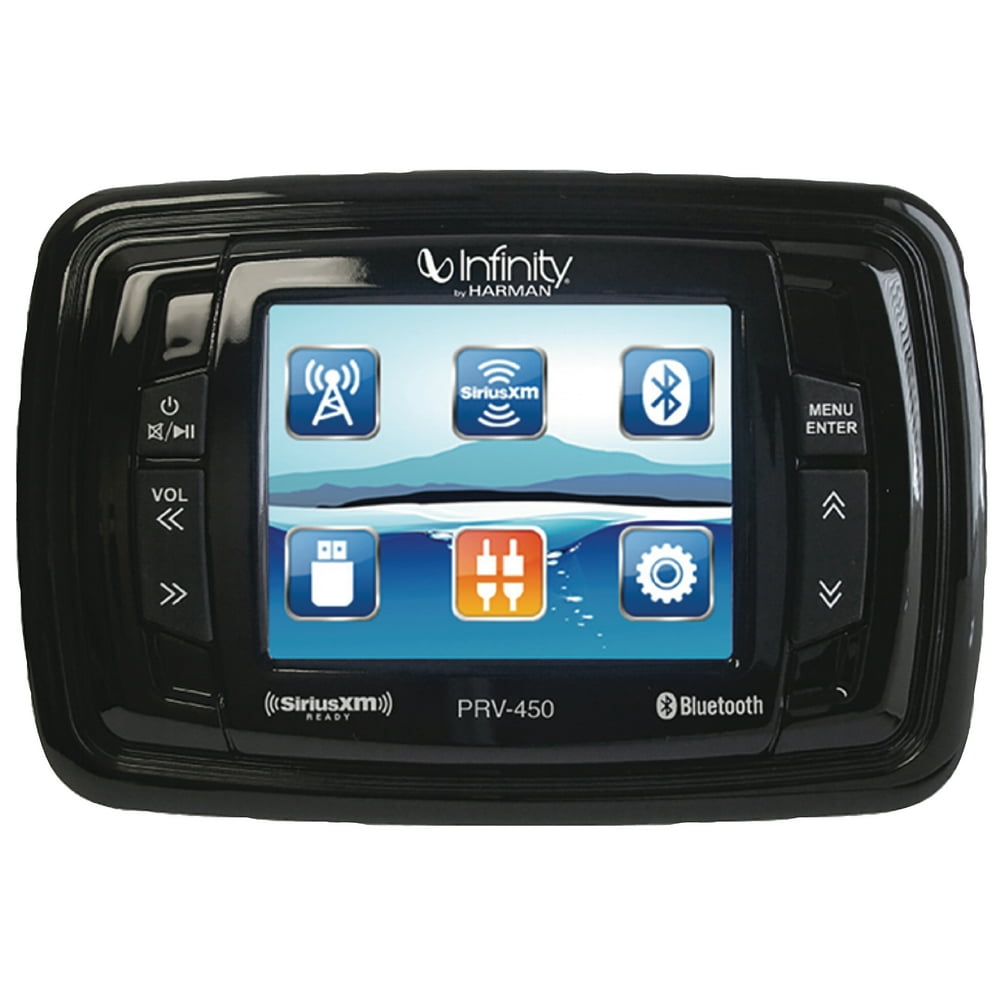 Infinity Harman INFPRV450 Bluetooth SiriusXM Marine Stereo Color Screen