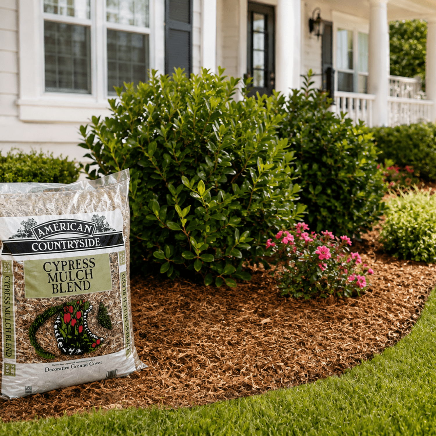 American Countryside 2 Cu ft Bag of Cypress Mulch