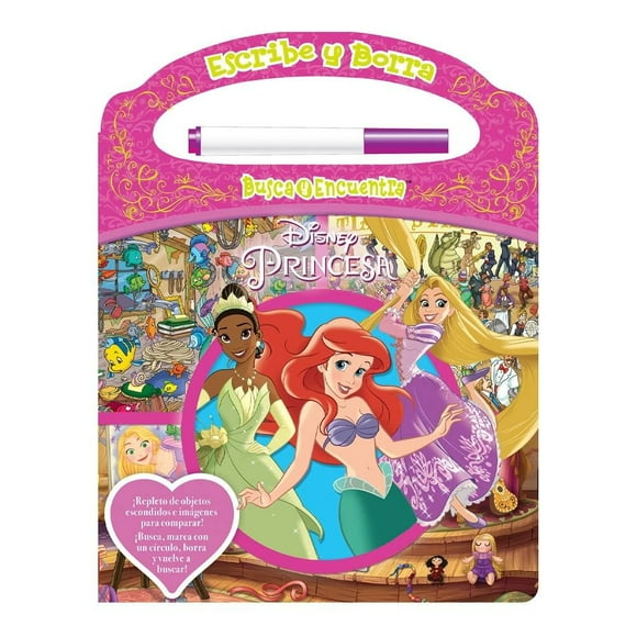 Disney Princesas Escribe y Borra PIKIDS Varios Autores