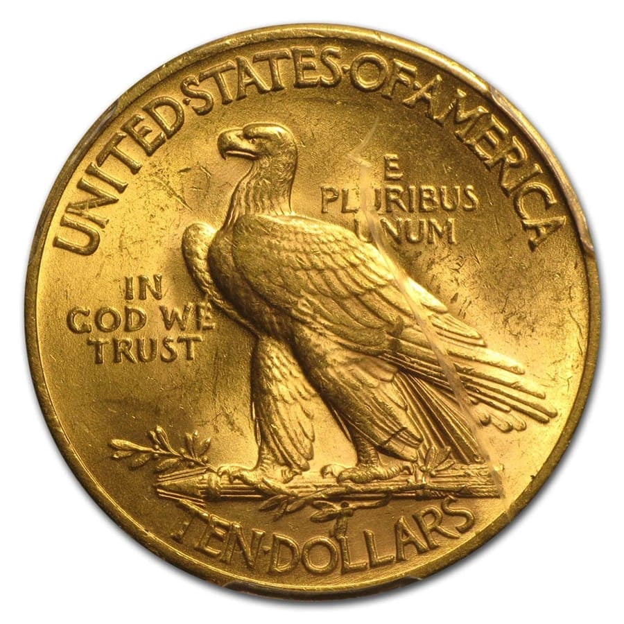 $10 Indian Gold Eagle MS-63 PCGS (Random)
