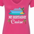 thumbnail image 4 of Inktastic Birthday Cruise Vacation Women's V-Neck T-Shirt, 4 of 5