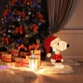 thumbnail image 6 of Open Box 18 Inch Pre-Lit LED Snoopy Santa Indoor/Outdoor Holiday Decoration, 6 of 9