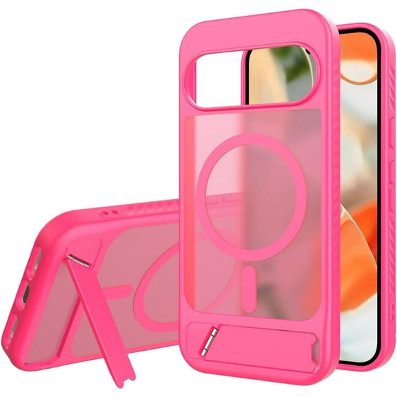 MYKOMI Magnetic for Google Pixel 10/Pixel 10 Pro Case with Kickstand, Compatible with MagSafe, Slim Fit Military Grade Drop Protection Shockproof Anti-Fingerprint Phone Case