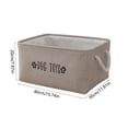thumbnail image 3 of Clearance! Boovnll Storage Basket, Foldable Large Capacity Multipurpose Thickened Baskets with Handles for Bedroom, Living Room, Bathroom Shelves, Clothes, Blankets, Socks Storage, Toys, Basket, 3 of 6
