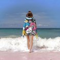 thumbnail image 2 of Sanrio Toalla de playa de secado rápido con diseño temático, regalo para mujeres y niñas, ideal para cumpleaños, fans, amantes de la música, uso en la playa o al aire libre, 78 × 150 cm, 2 of 6